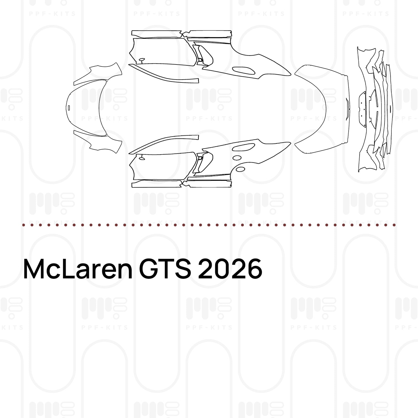 Pre-Cut PPF McLaren GTS 2026