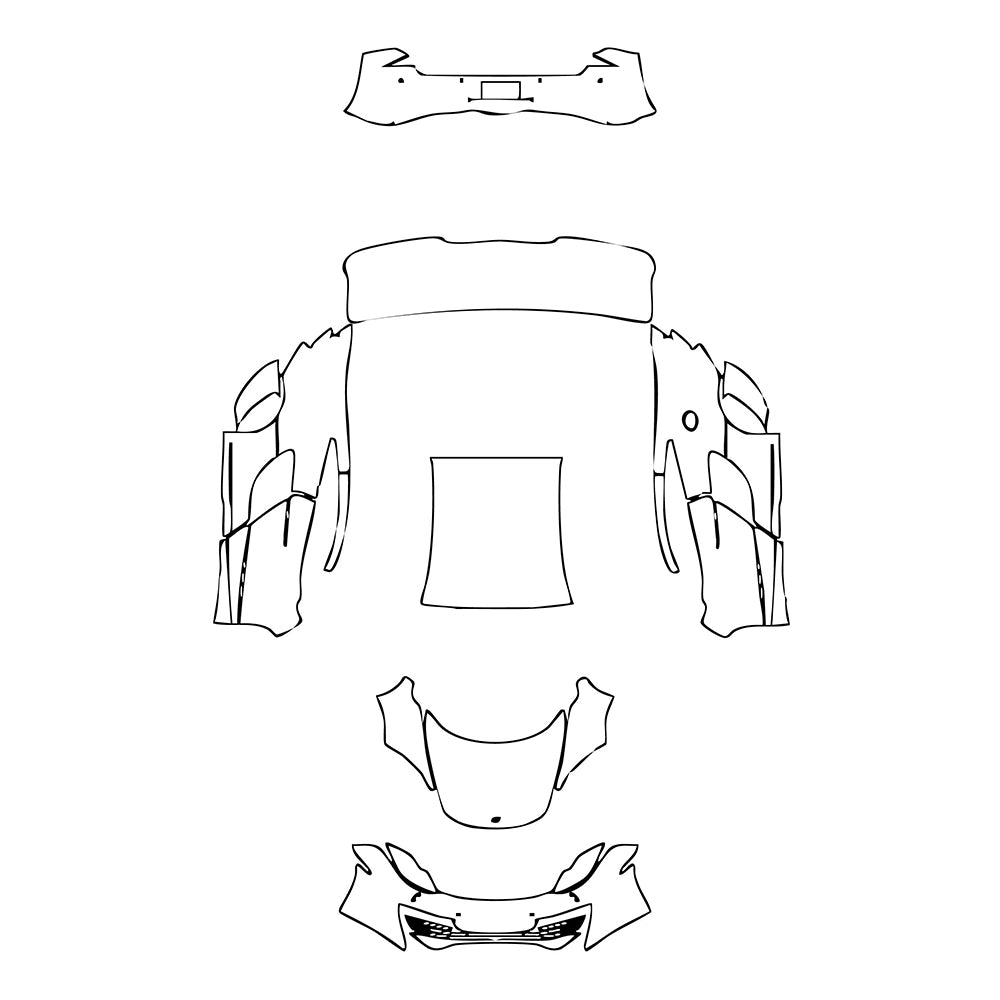 Pre-Cut PPF McLaren MP4-12C Coupe 2012 - PPF-Kits