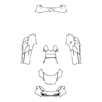 Pre-Cut PPF McLaren MP4-12C Spider 2014 - PPF-Kits