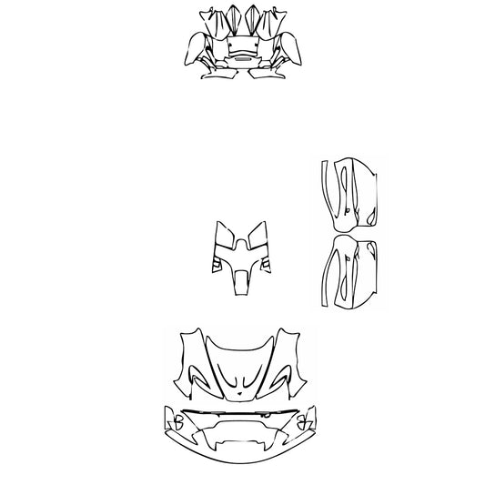 Pre-Cut PPF McLaren P1 2015 - PPF-Kits