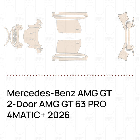 Pre-Cut PPF Mercedes-Benz AMG GT 2-Door AMG GT 63 PRO 4MATIC+ 2026