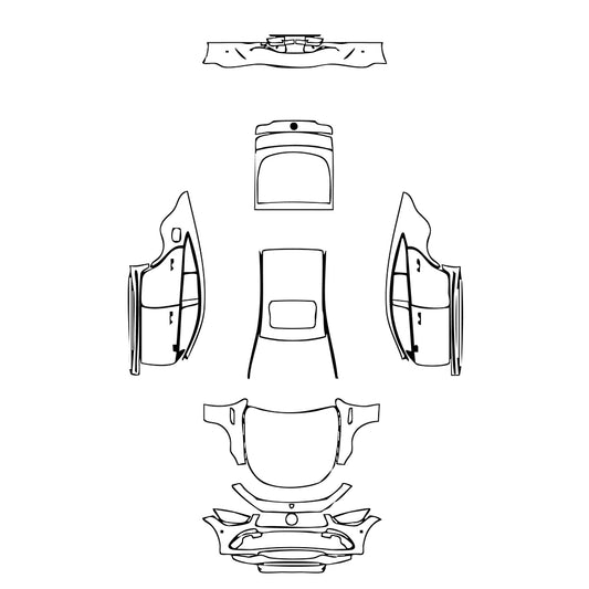 Pre-Cut PPF Mercedes-Benz AMG GT 4-Door 43 2020 - PPF-Kits