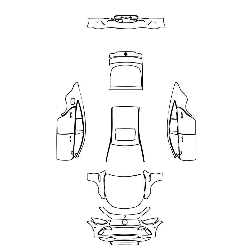 Pre-Cut PPF Mercedes-Benz AMG GT 4-Door 43 2023 - PPF-Kits