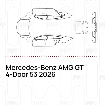 Pre-Cut PPF Mercedes-Benz AMG GT 4-Door 53 2026