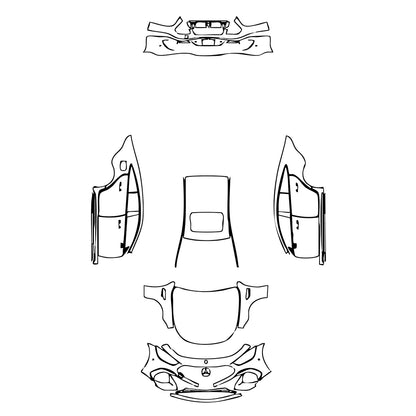 Pre-Cut PPF Mercedes-Benz AMG GT 4-Door 63 S 2023 - PPF-Kits