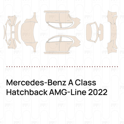 Pre-Cut PPF Mercedes-Benz A Class Hatchback AMG-Line 2022