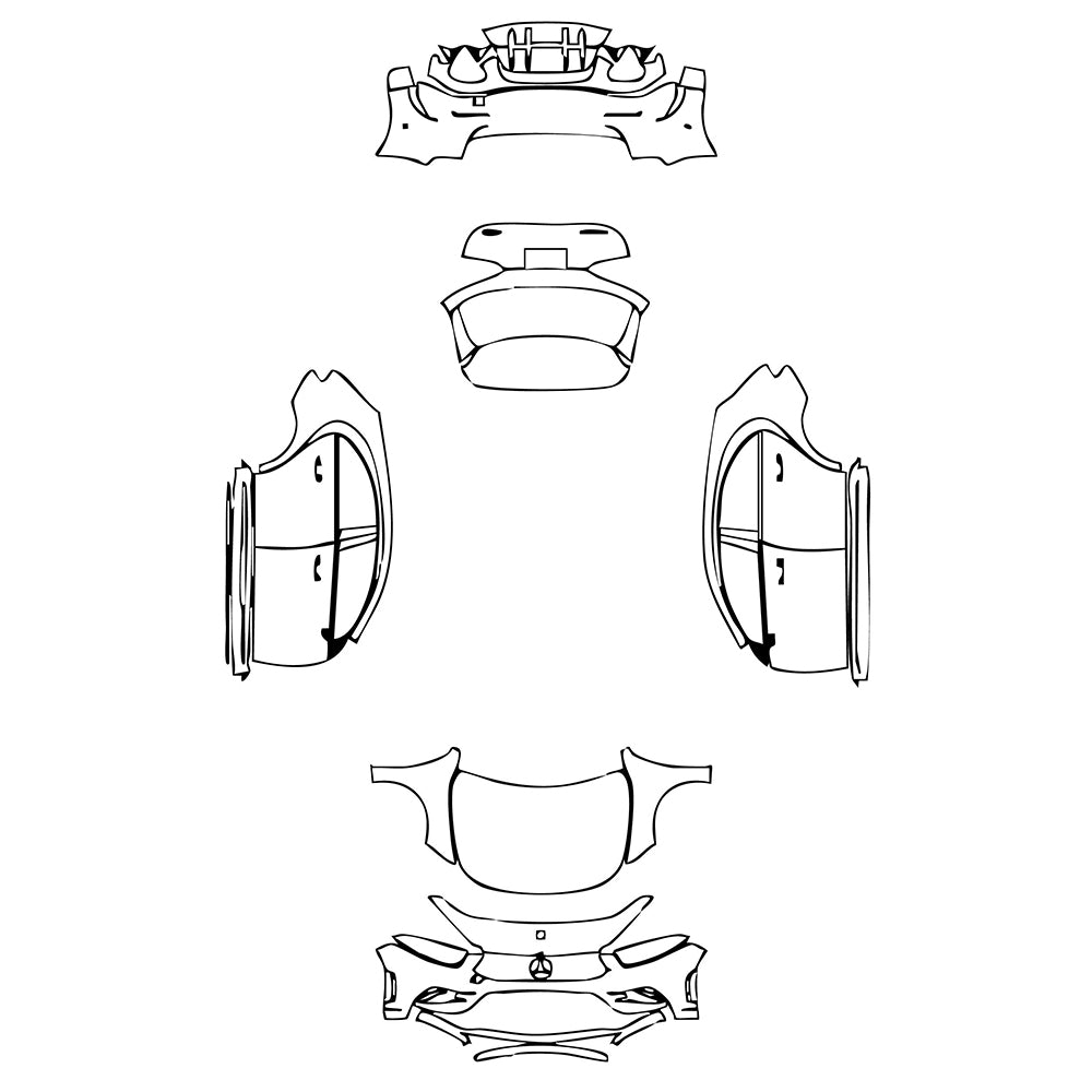 Pre-Cut PPF Mercedes-Benz A Class Hatchback AMG A 35 2022 - PPF-Kits