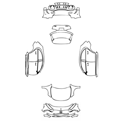 Pre-Cut PPF Mercedes-Benz A Class Hatchback AMG A 35 2024 - PPF-Kits