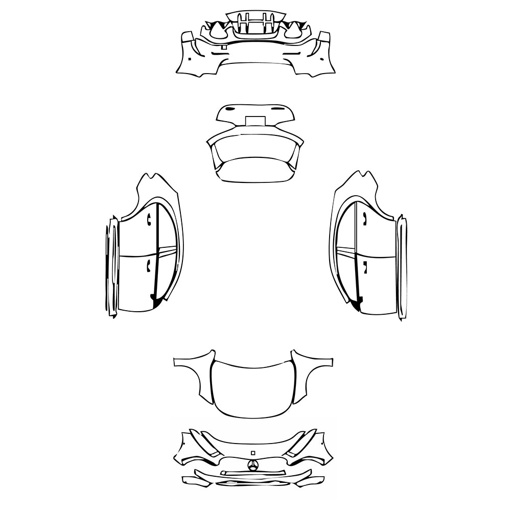 Pre-Cut PPF Mercedes-Benz A Class Hatchback AMG A 35 2025 - PPF-Kits