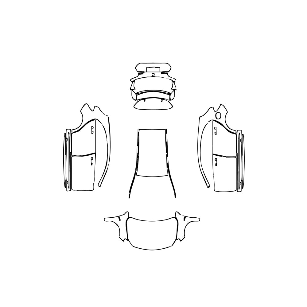 Pre-Cut PPF Mercedes-Benz A Class Hatchback AMG A 45 2014 - PPF-Kits