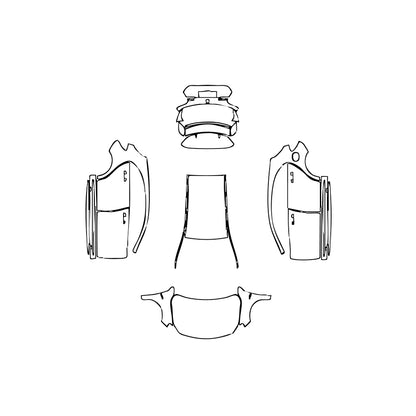 Pre-Cut PPF Mercedes-Benz A Class Hatchback AMG A 45 2015 - PPF-Kits