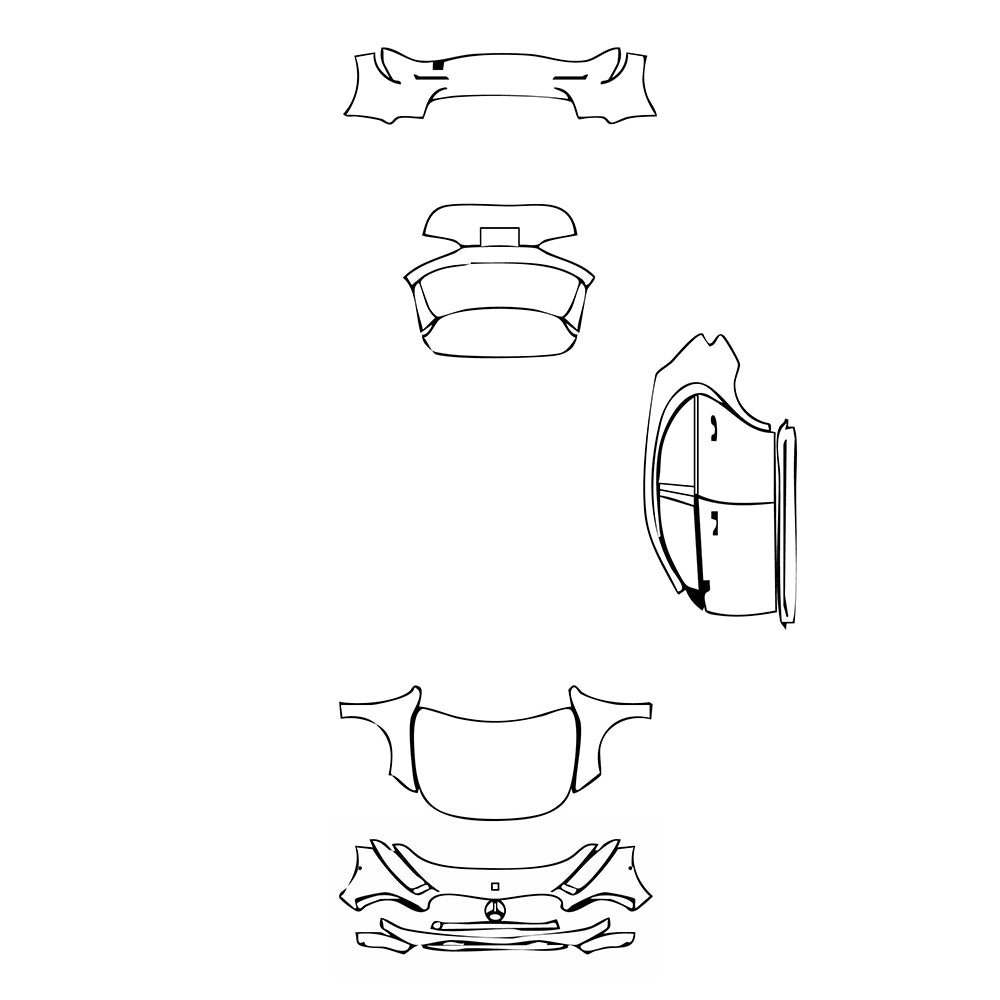 Pre-Cut PPF Mercedes-Benz A Class Hatchback AMG Line 2025 - PPF-Kits