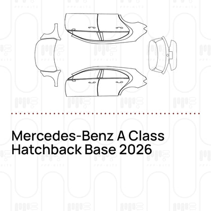 Pre-Cut PPF Mercedes-Benz A Class Hatchback Base 2026