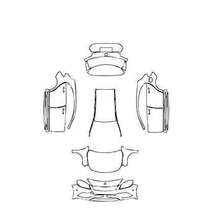 Pre-Cut PPF Mercedes-Benz A Class Hatchback Sport 2018 - PPF-Kits