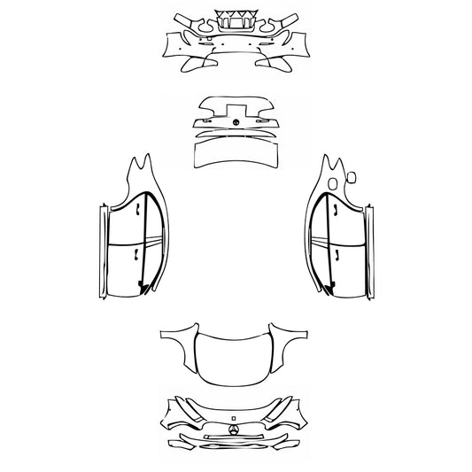 Pre-Cut PPF Mercedes-Benz A Class Sedan AMG A 35 2025 - PPF-Kits