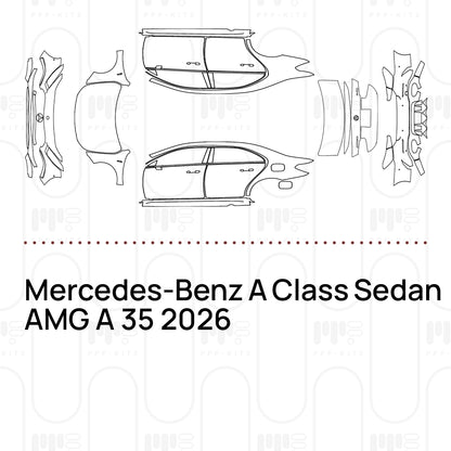 Pre-Cut PPF Mercedes-Benz A Class Sedan AMG A 35 2026
