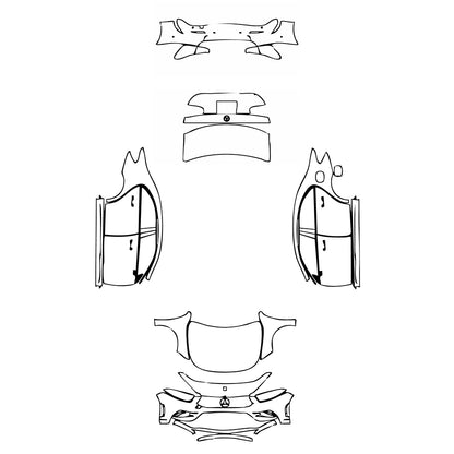 Pre-Cut PPF Mercedes-Benz A Class Sedan AMG Line Standard Wheelbase 2022 - PPF-Kits