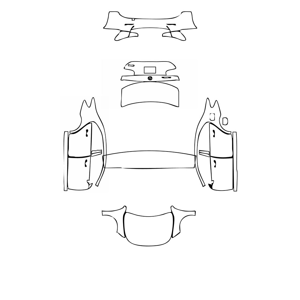Pre-Cut PPF Mercedes-Benz A Class Sedan Base Extended Wheelbase (Chinese only) 2023 - PPF-Kits