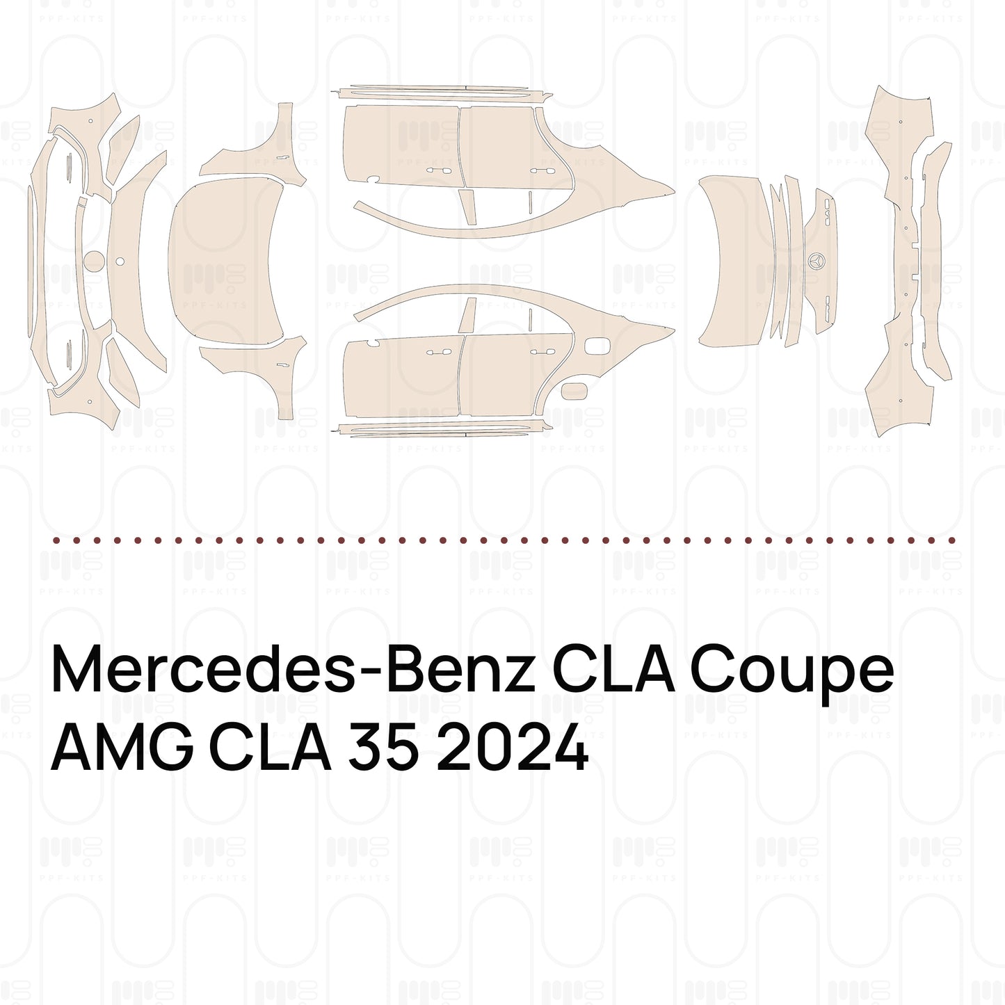 Pre-Cut PPF Mercedes-Benz CLA Coupe AMG CLA 35 2024