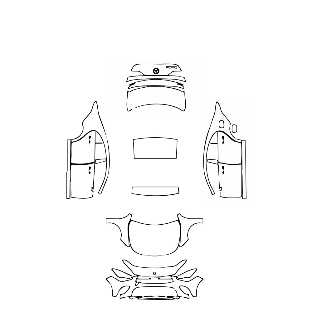 Pre-Cut PPF Mercedes-Benz CLA Coupe Base 2022 - PPF-Kits