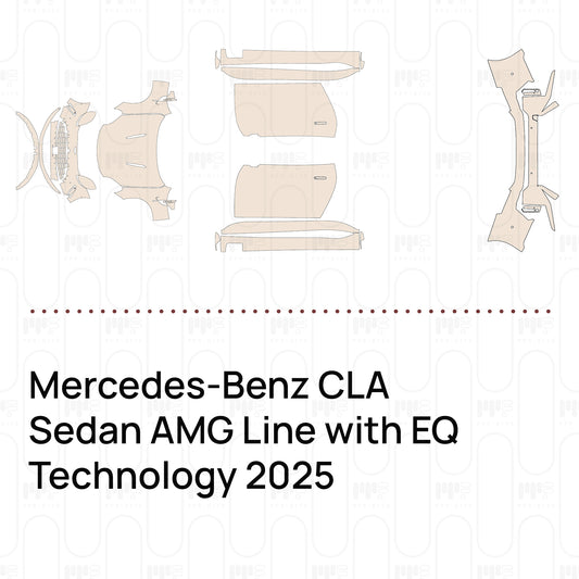 Pre-Cut PPF Mercedes-Benz CLA Sedan AMG Line with EQ Technology 2025
