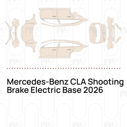 Pre-Cut PPF Mercedes-Benz CLA Shooting Brake Electric Base 2026