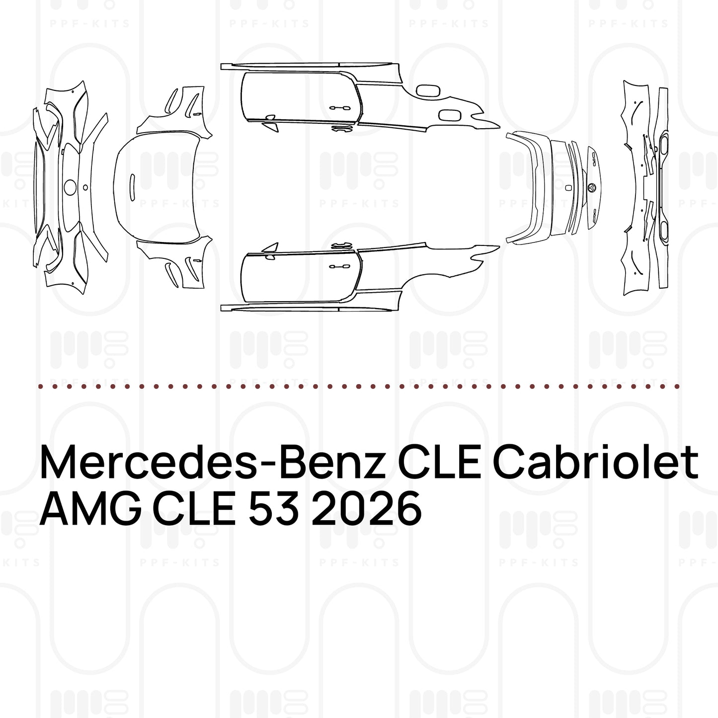 Pre-Cut PPF Mercedes-Benz CLE Cabriolet AMG CLE 53 2026