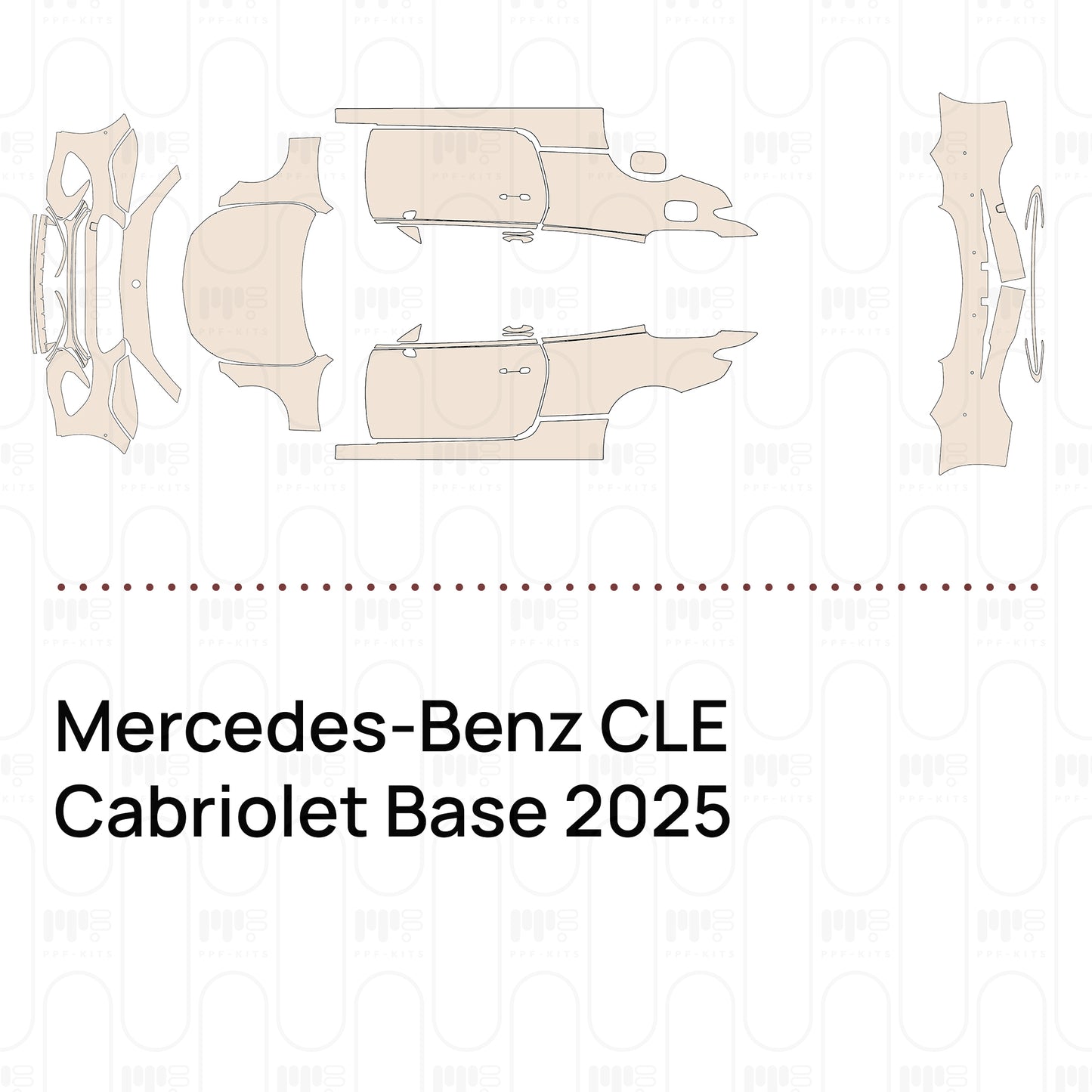 Pre-Cut PPF Mercedes-Benz CLE Cabriolet Base 2025