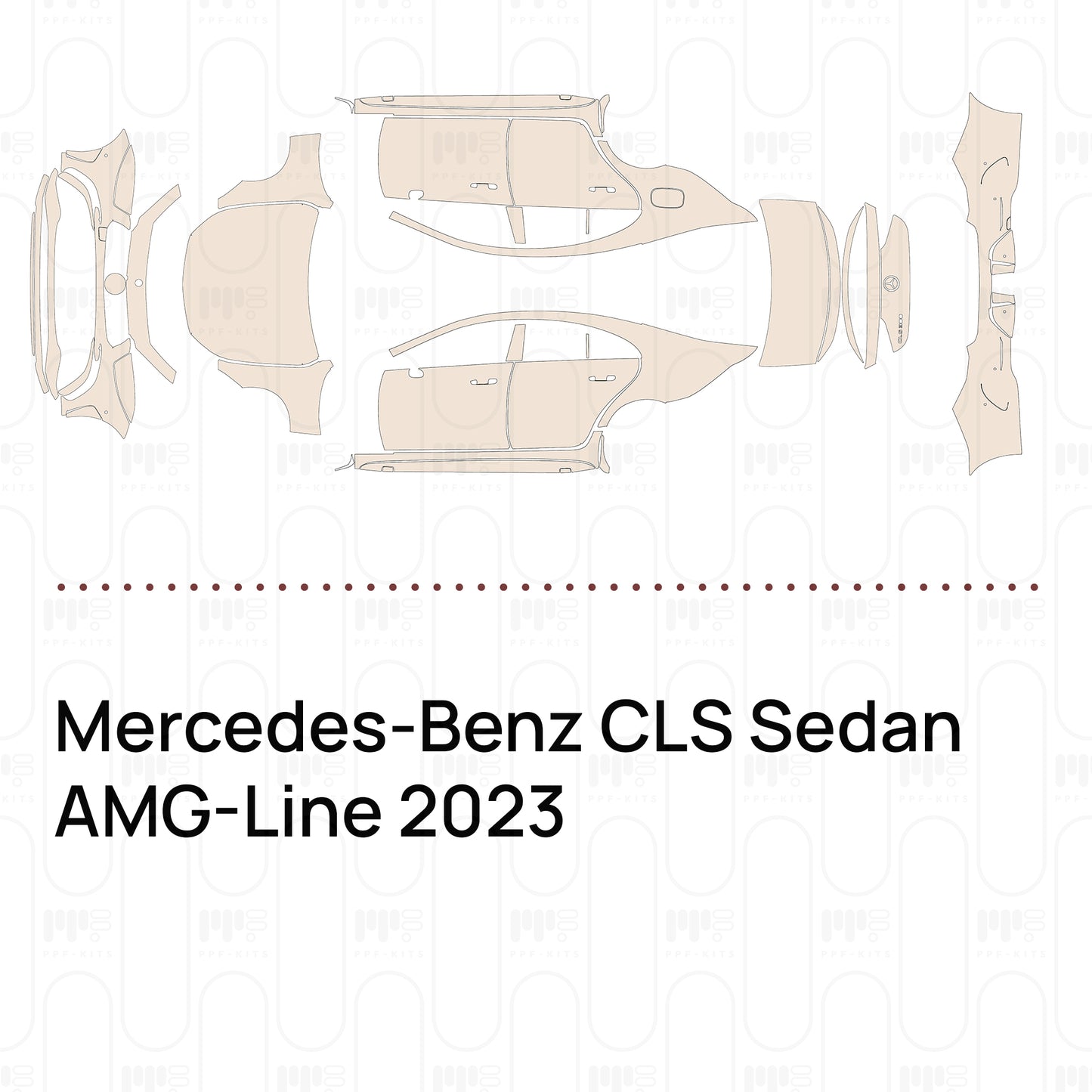 Pre-Cut PPF Mercedes-Benz CLS Sedan AMG-Line 2023