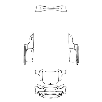 Pre-Cut PPF Mercedes-Benz C Class Cabriolet AMG C63 S 2018 - PPF-Kits