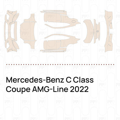 Pre-Cut PPF Mercedes-Benz C Class Coupe AMG-Line 2022