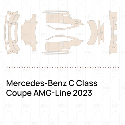 Pre-Cut PPF Mercedes-Benz C Class Coupe AMG-Line 2023