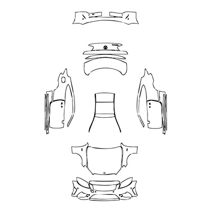 Pre-Cut PPF Mercedes-Benz C Class Coupe AMG C43 2019 - PPF-Kits