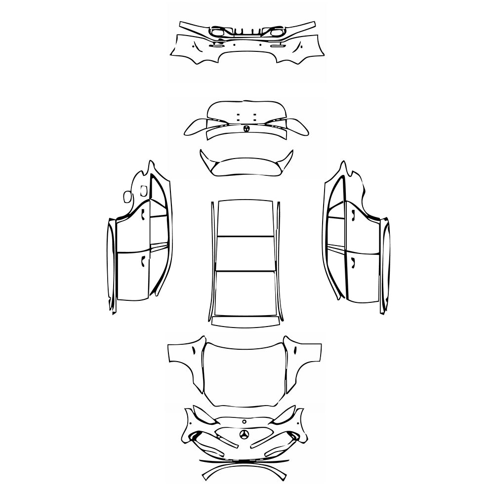 Pre-Cut PPF Mercedes-Benz C Class Estate AMG C43 2021 - PPF-Kits