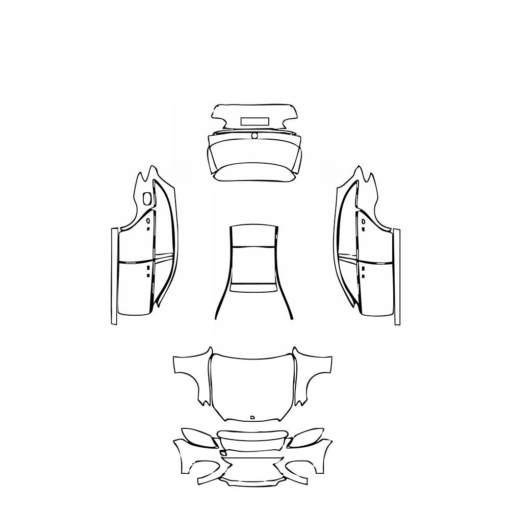 Pre-Cut PPF Mercedes-Benz C Class Estate Base 2018 - PPF-Kits