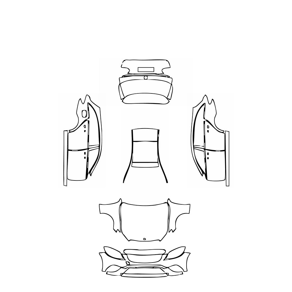 Pre-Cut PPF Mercedes-Benz C Class Estate Base 2020 - PPF-Kits