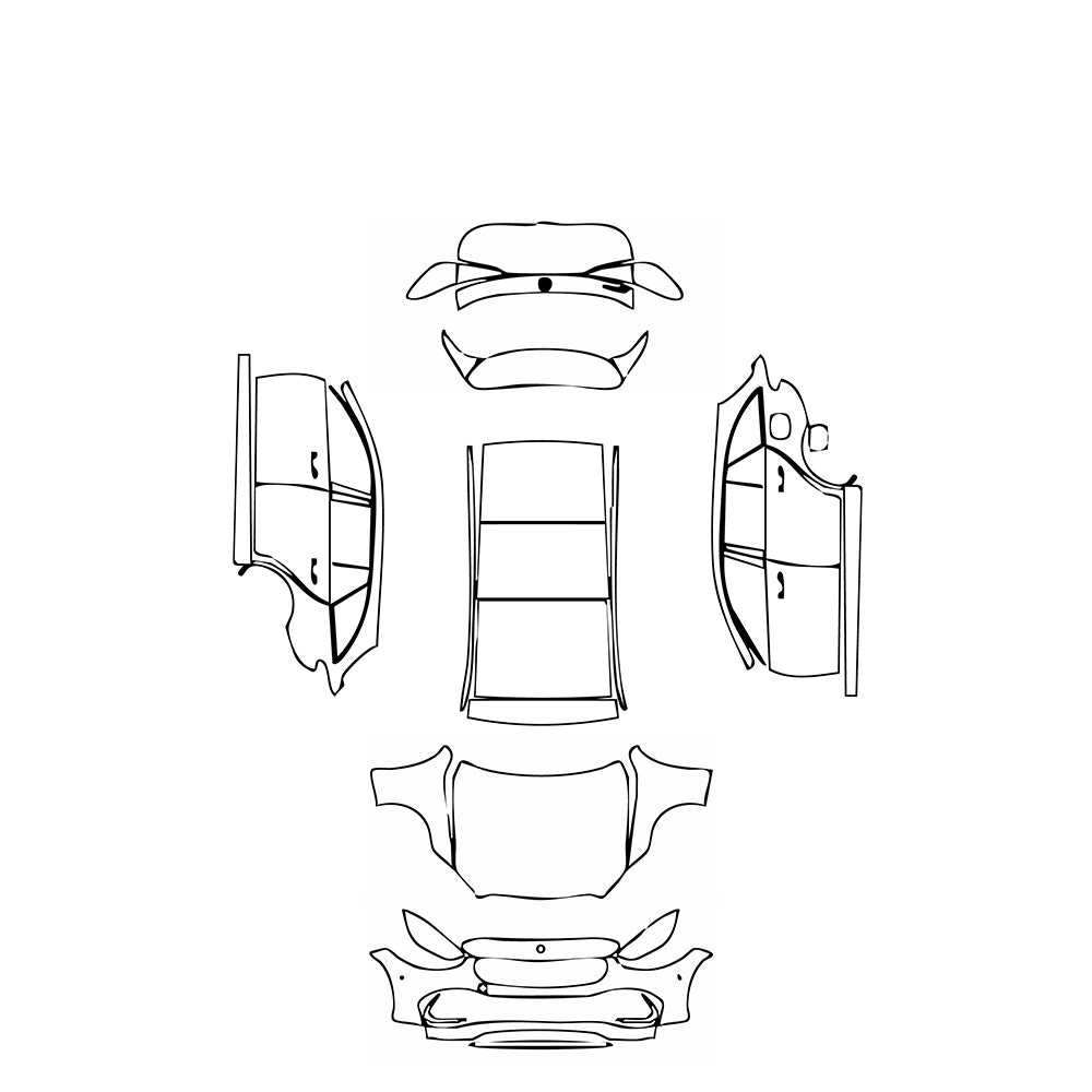 Pre-Cut PPF Mercedes-Benz C Class Estate Base 2025 - PPF-Kits