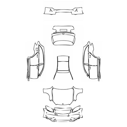 Pre-Cut PPF Mercedes-Benz C Class Estate Sport 2018 - PPF-Kits
