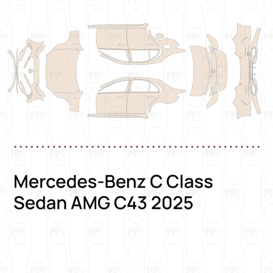 Pre-Cut PPF Mercedes-Benz C Class Sedan AMG C43 2025