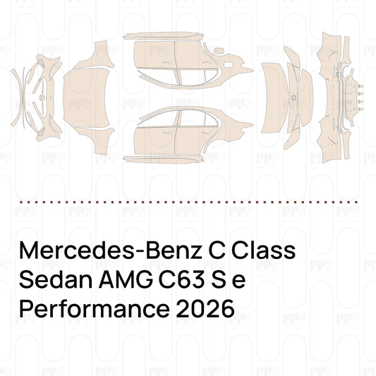 Pre-Cut PPF Mercedes-Benz C Class Sedan AMG C63 S e Performance 2026