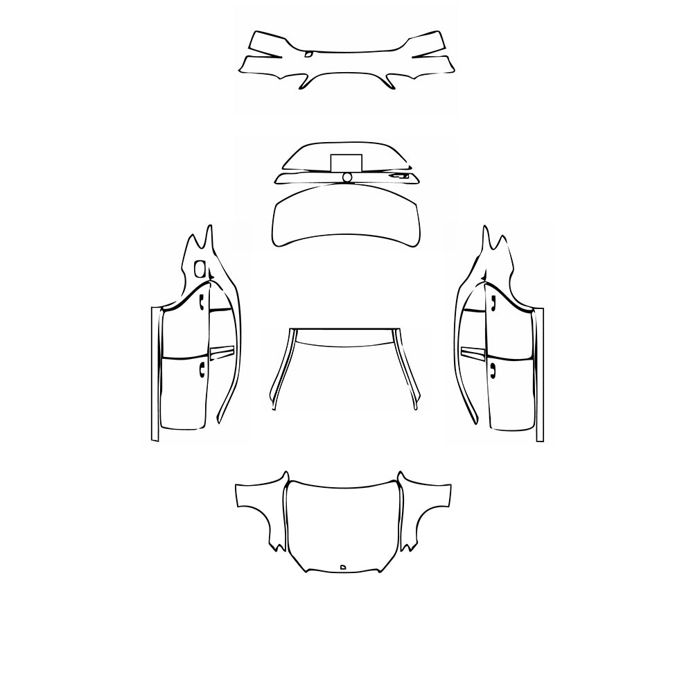 Pre-Cut PPF Mercedes-Benz C Class Sedan Base Extended Wheelbase 2020 - PPF-Kits