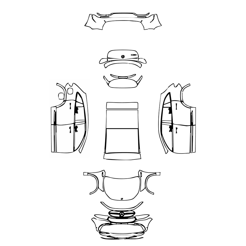 Pre-Cut PPF Mercedes-Benz EQA (CN) AMG Line 2024 - PPF-Kits