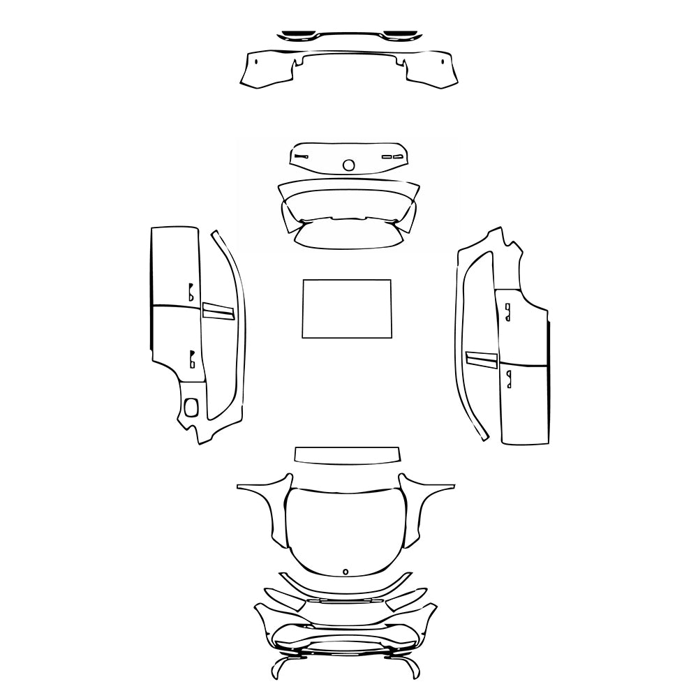 Pre-Cut PPF Mercedes-Benz EQB AMG Line 2022 - PPF-Kits