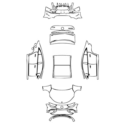 Pre-Cut PPF Mercedes-Benz EQE AMG Line 2022 - PPF-Kits
