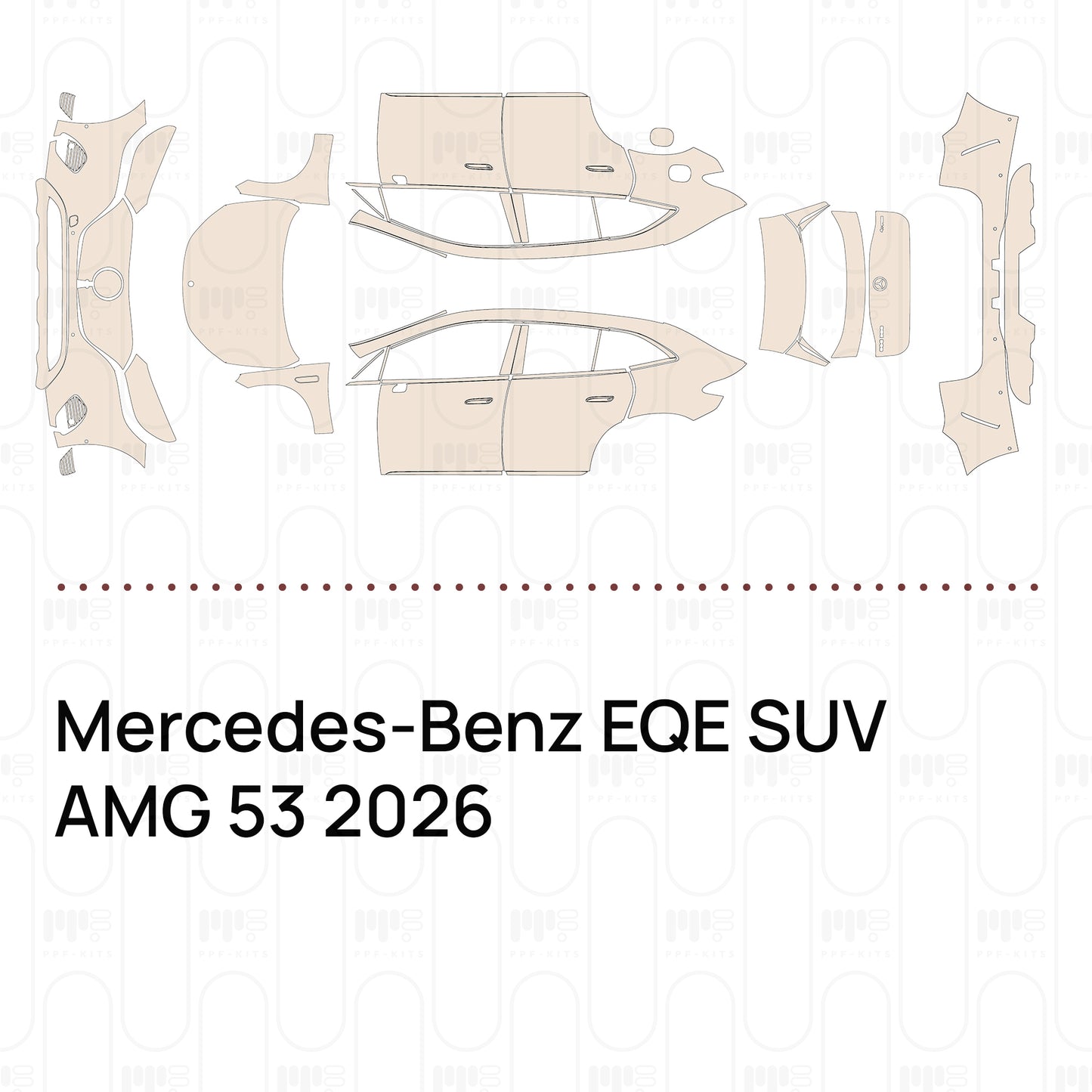 Pre-Cut PPF Mercedes-Benz EQE SUV AMG 53 2026