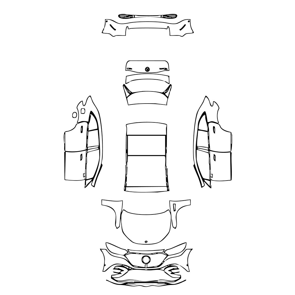 Pre-Cut PPF Mercedes-Benz EQE SUV AMG Line 2025 - PPF-Kits