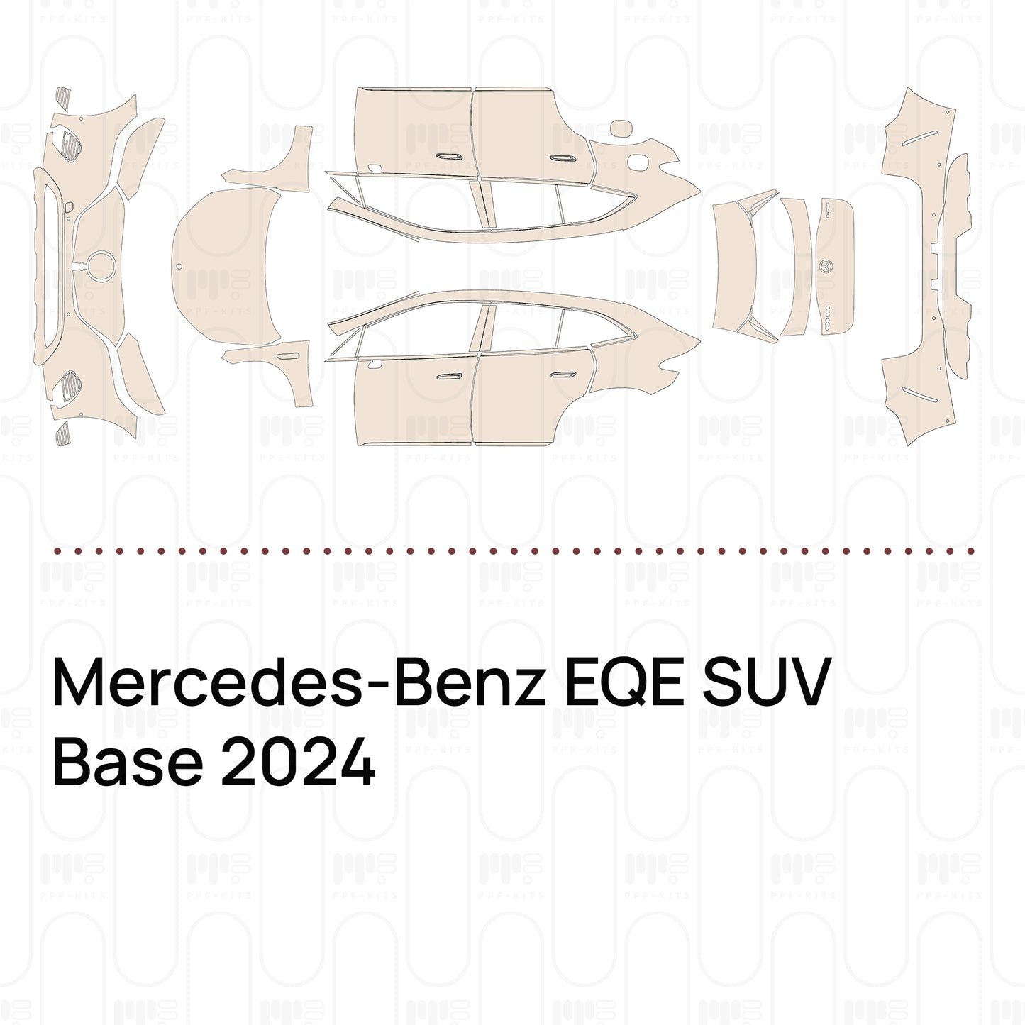 Pre-Cut PPF Mercedes-Benz EQE SUV Base 2024
