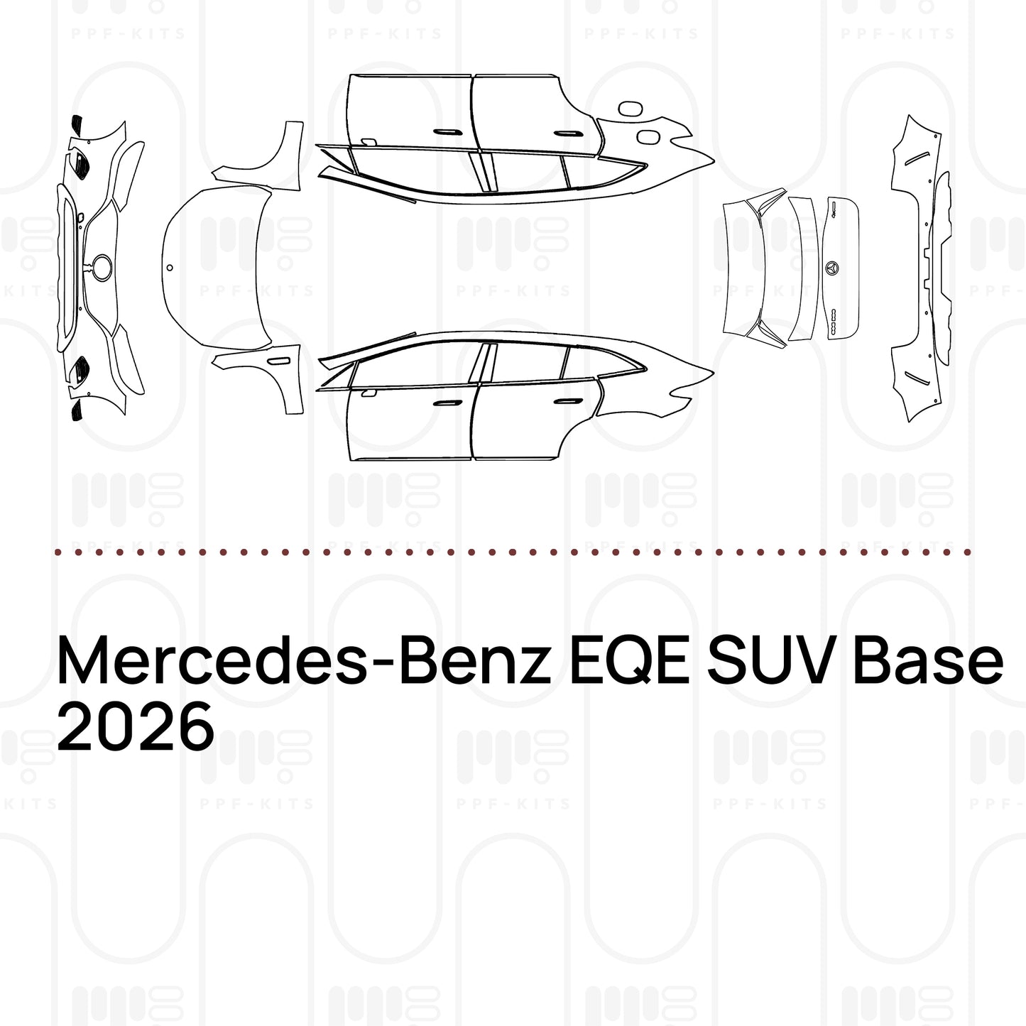 Pre-Cut PPF Mercedes-Benz EQE SUV Base 2026