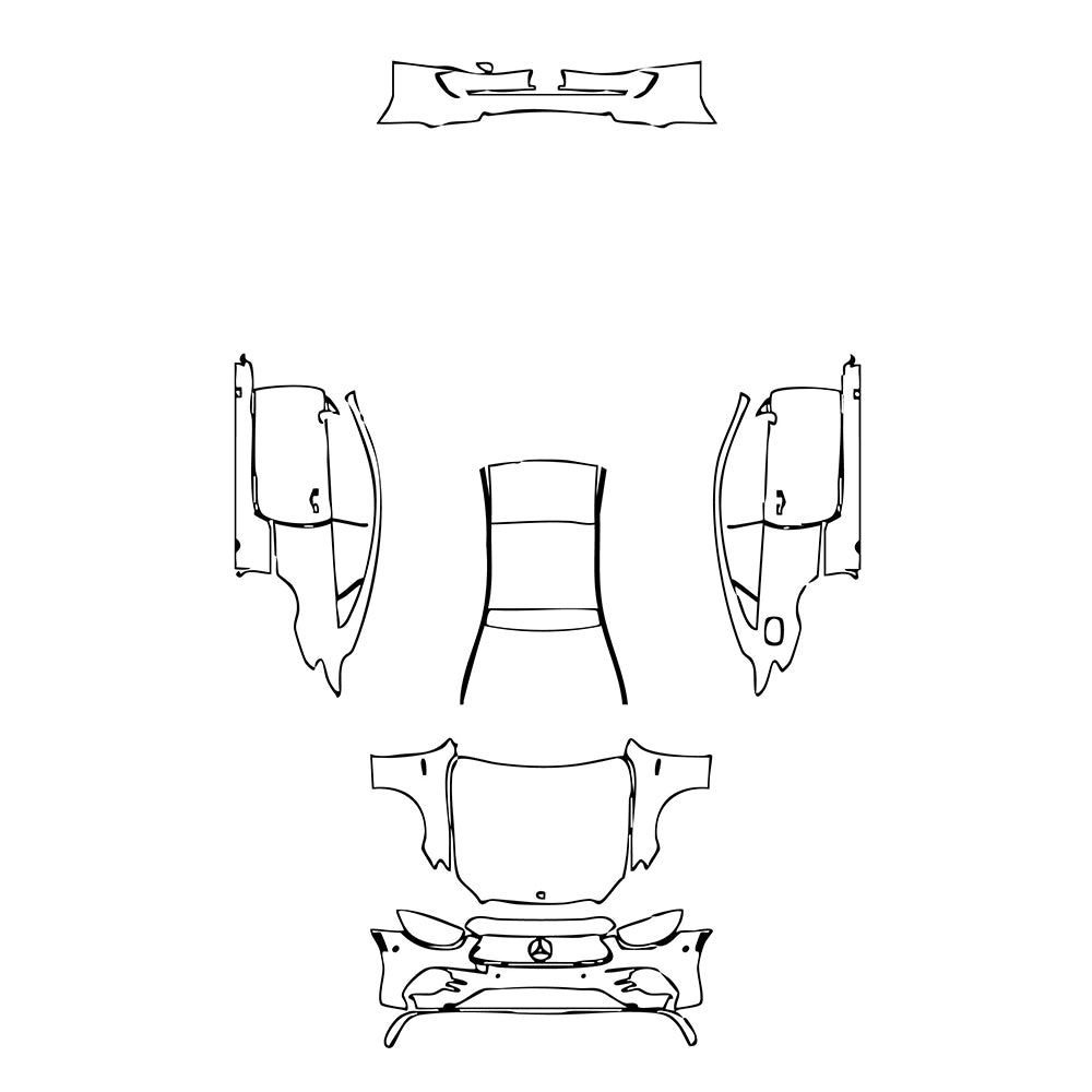 Pre-Cut PPF Mercedes-Benz E Class Coupe AMG E53 2021 - PPF-Kits