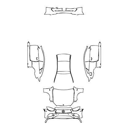 Pre-Cut PPF Mercedes-Benz E Class Coupe AMG E53 2023 - PPF-Kits